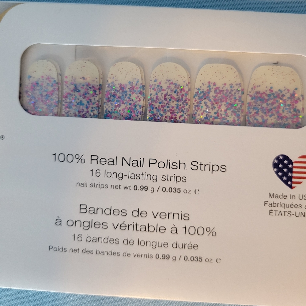 Color Street Nail Polish Strips - Less Bitter, More Glitter